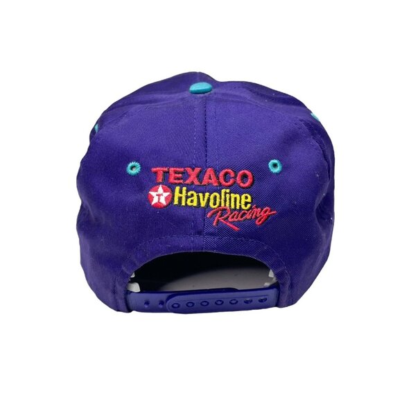 Vintage 1994 Legendary Finish Racing Mario Andretti Texaco Snapback Hat Cap - Picture 5 of 10
